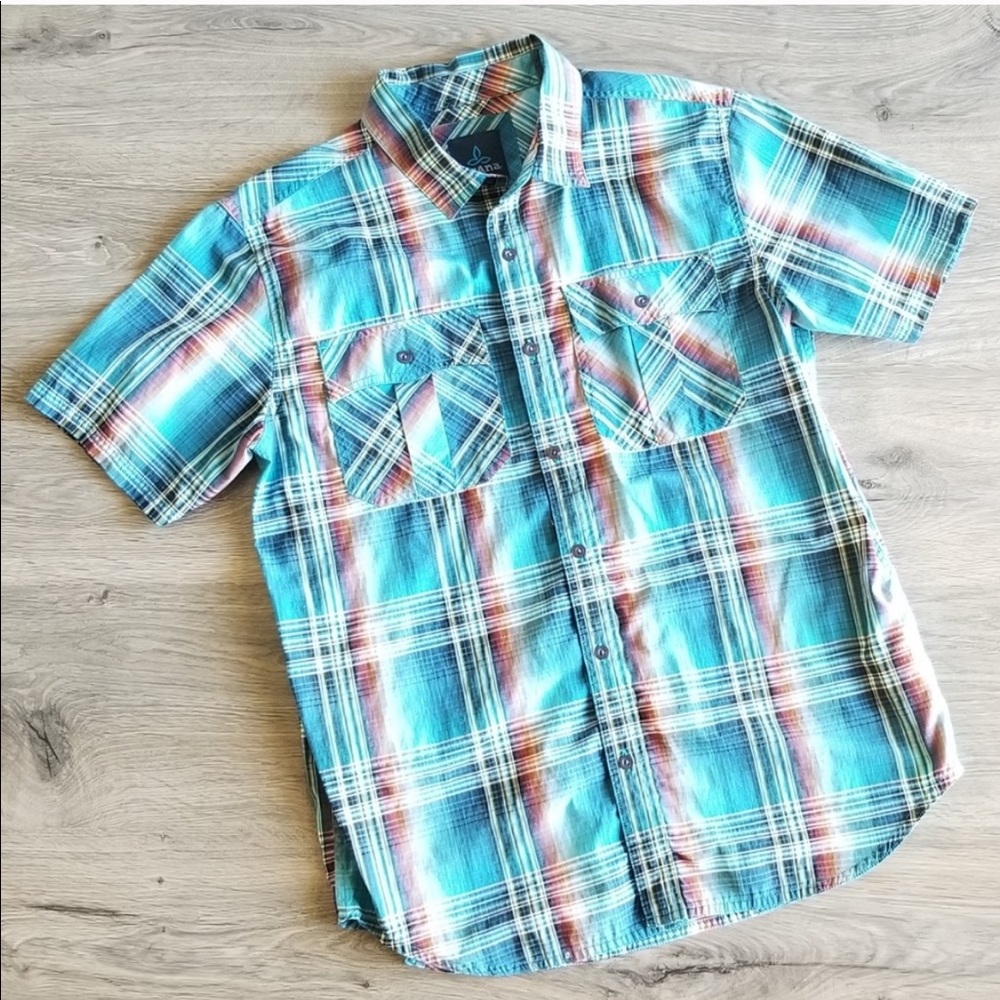Like New Prana Button Up Short Sleeve